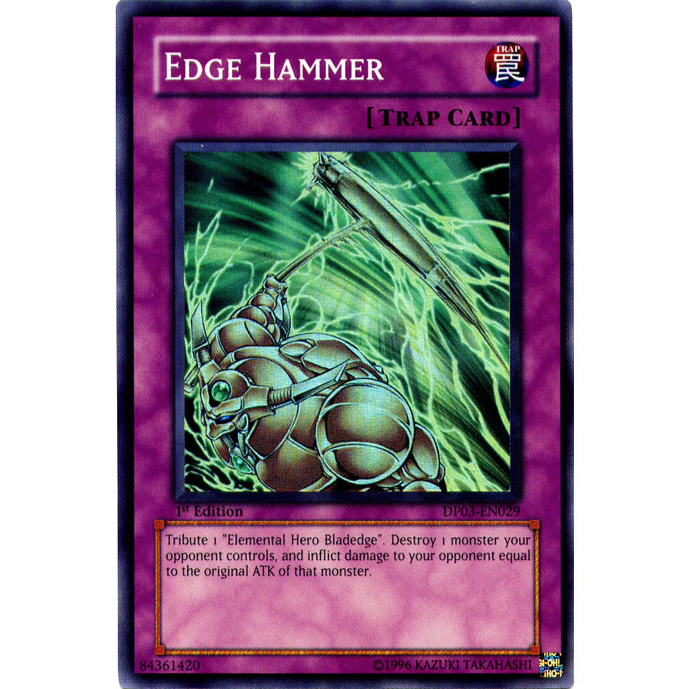 Edge Hammer DP03-EN029 Yu-Gi-Oh! Card from the Duelist Pack: Jaden Yuki 2 Set