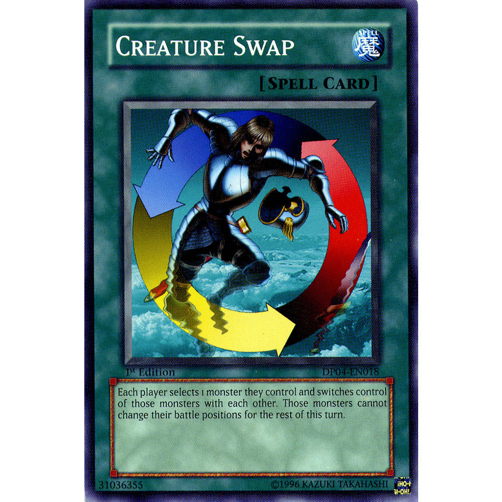 yugioh zane cards Creature Swap DP04-EN018 Yu-Gi-Oh! Card