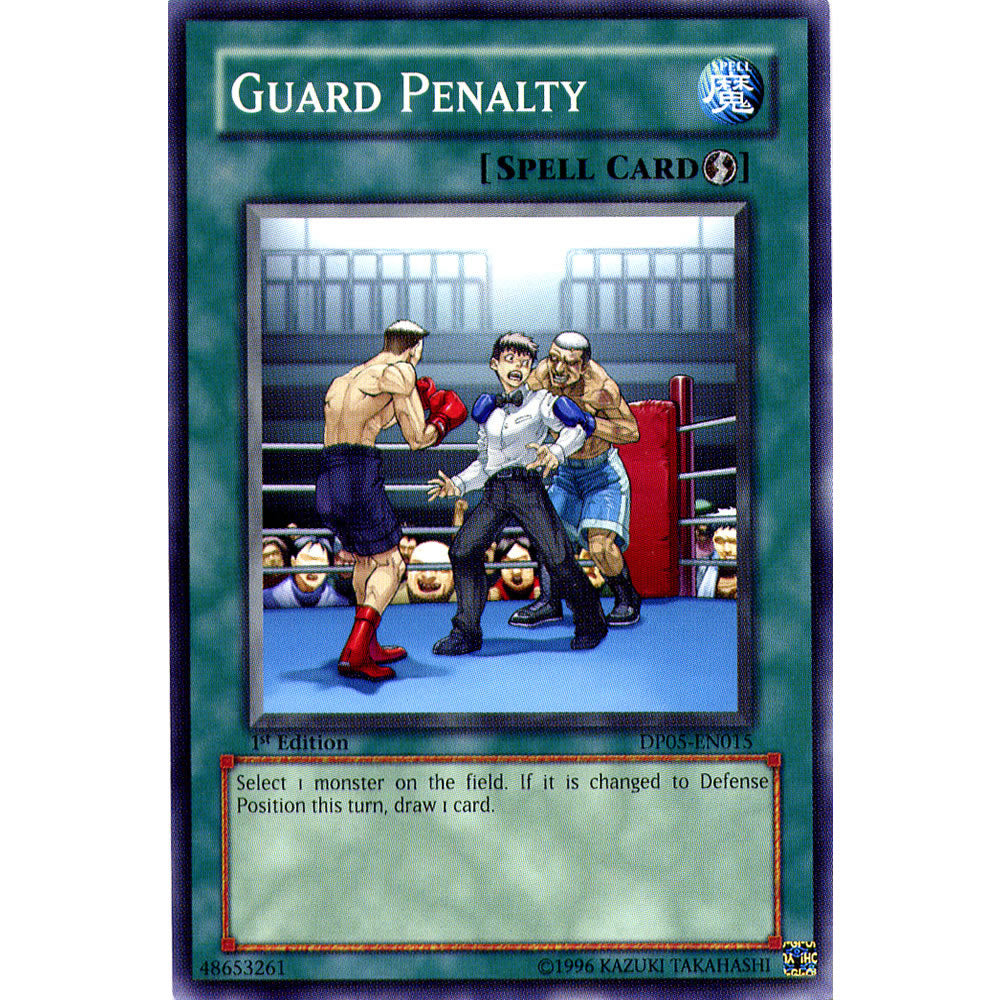 Guard Penalty DP05-EN015 Yu-Gi-Oh! Card - Deckboosters Guard Penalty DP05-EN015 Yu-Gi-Oh! Card - Deckboosters