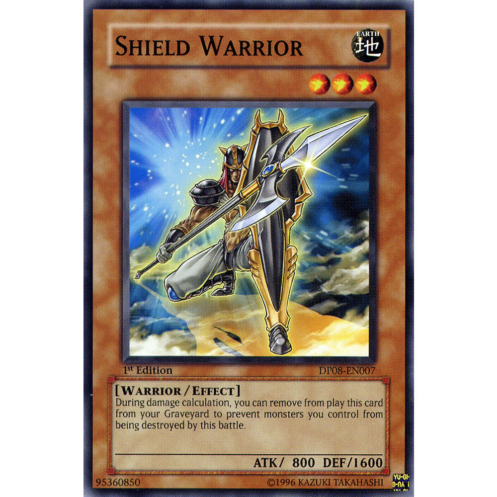 shield yugioh card Shield Warrior DP08-EN007 Yu-Gi-Oh! Card