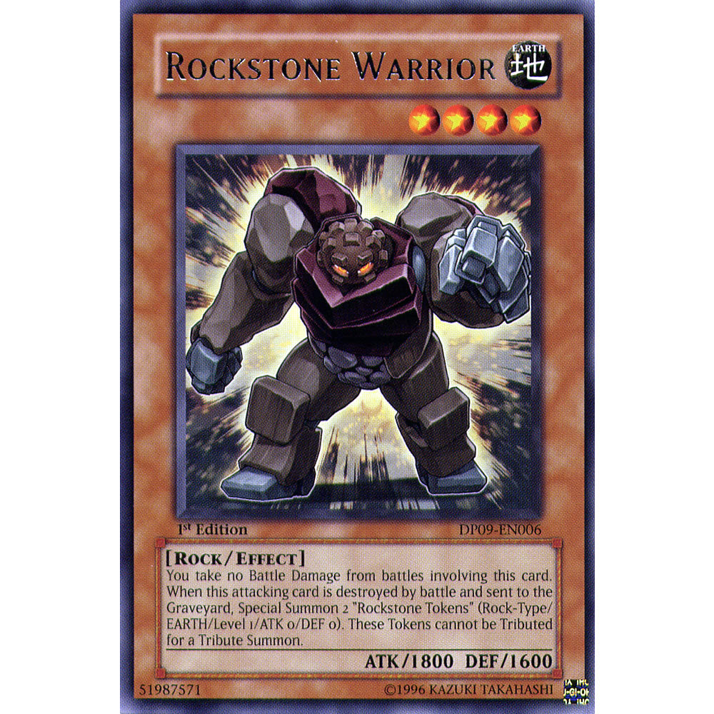 Rockstone Warrior DP09-EN006 Yu-Gi-Oh! Card - Deckboosters Rockstone Warrior DP09-EN006 Yu-Gi-Oh! Card - Deckboosters