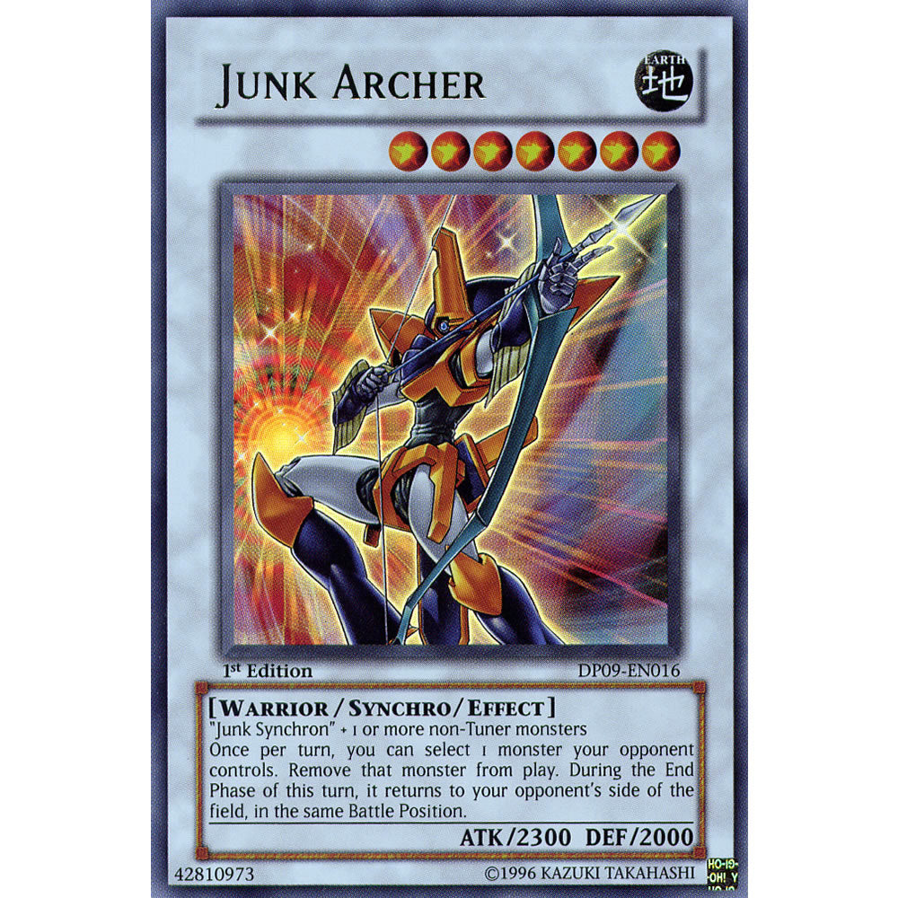 Junk Archer DP09-EN016 Yu-Gi-Oh! Card - Deckboosters Junk Archer DP09-EN016 Yu-Gi-Oh! Card - Deckboosters