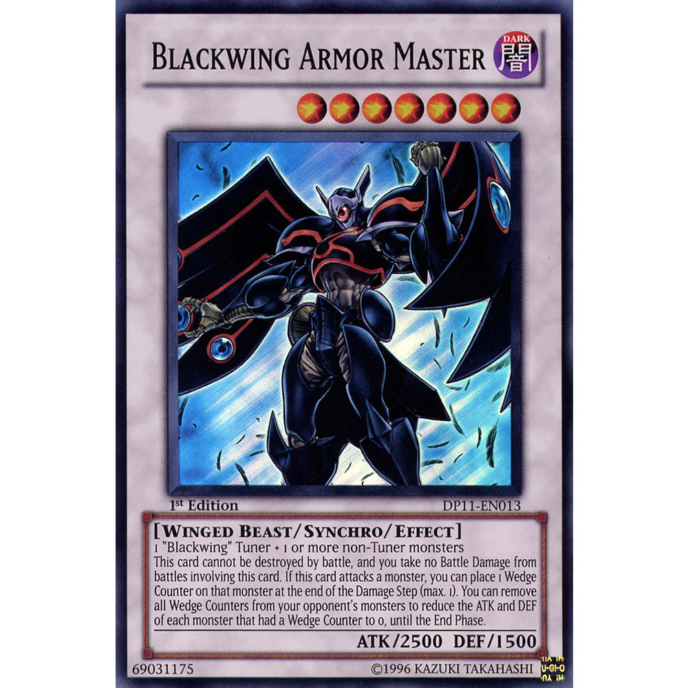 Blackwing Armor Master DP11-EN013 Yu-Gi-Oh! Card from the Duelist Pack: Crow Duelist Set