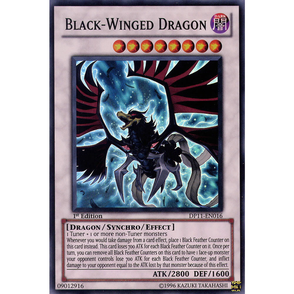 Black - Winged Dragon DP11-EN016 Yu-Gi-Oh! Card from the Duelist Pack: Crow Duelist Set