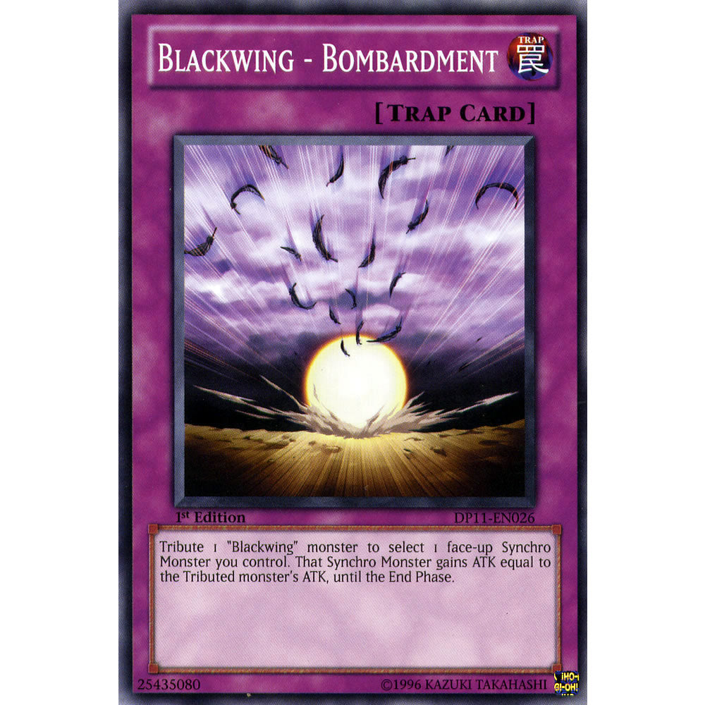 Blackwing Bombardment DP11-EN026 Yu-Gi-Oh! Card from the Duelist Pack: Crow Duelist Set
