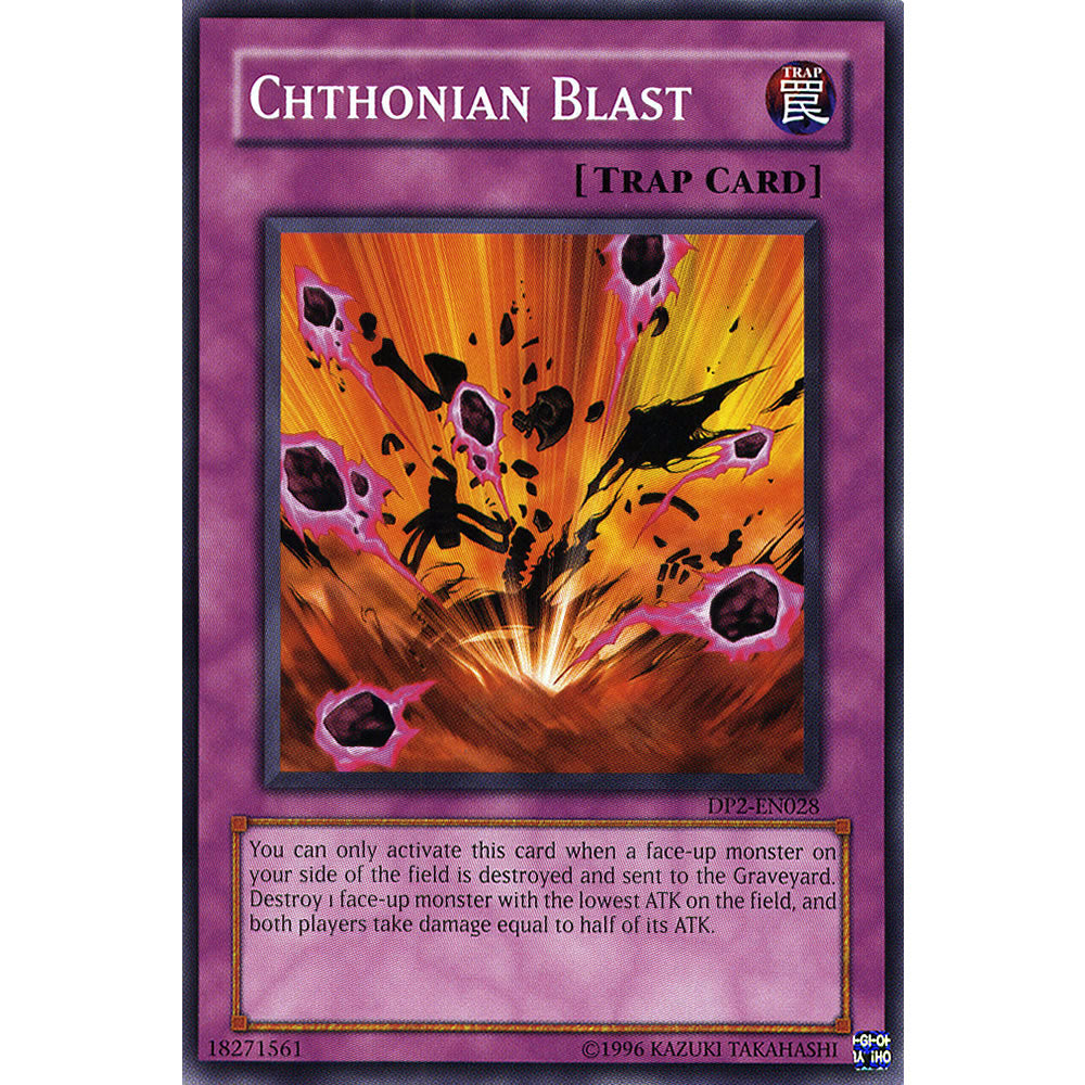 yugioh chthonian cards Chthonian Blast DP2-EN028 Yu-Gi-Oh! Card