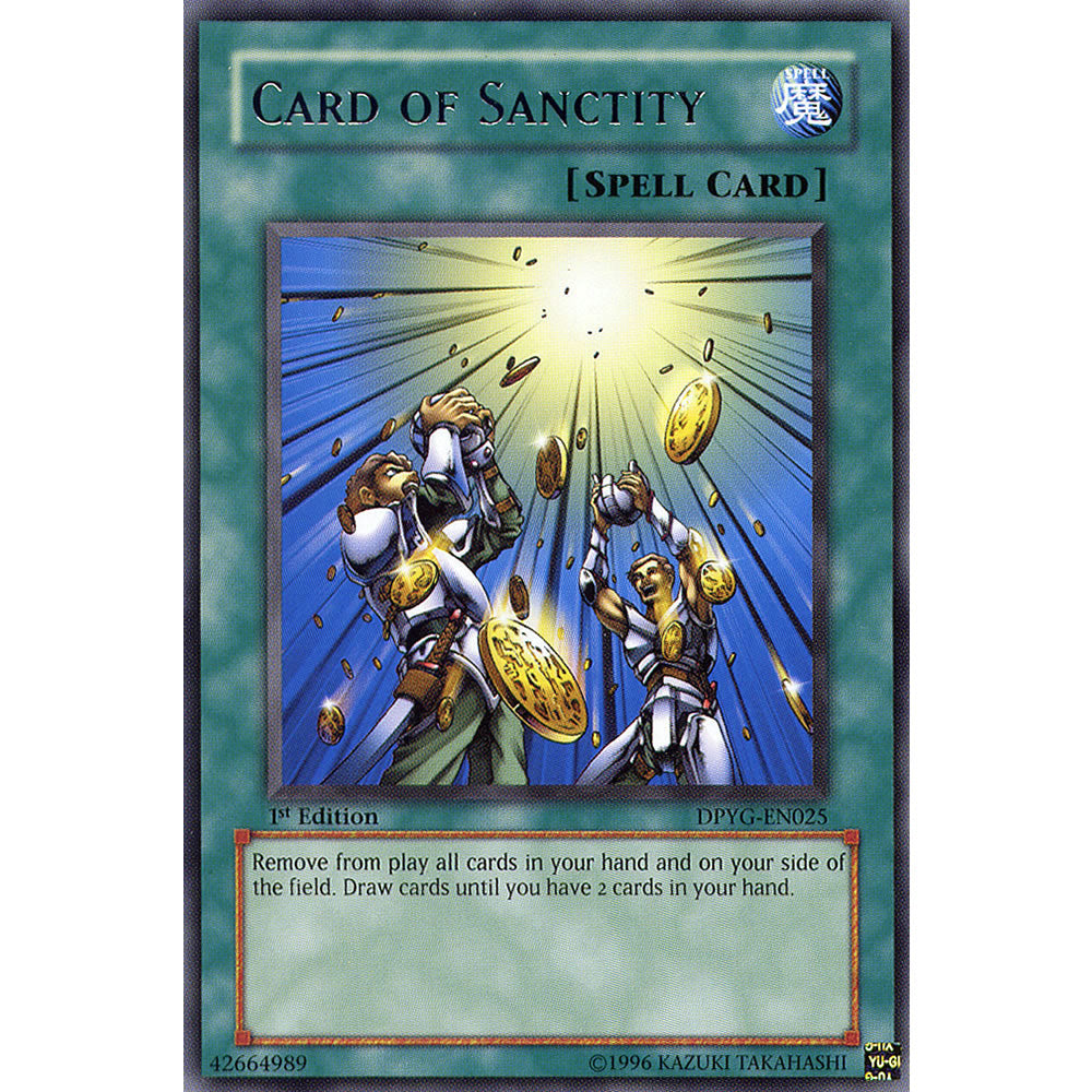 Card of Sanctity DPYG-EN025 Yu-Gi-Oh! Card from the Duelist Pack: Yugi Set