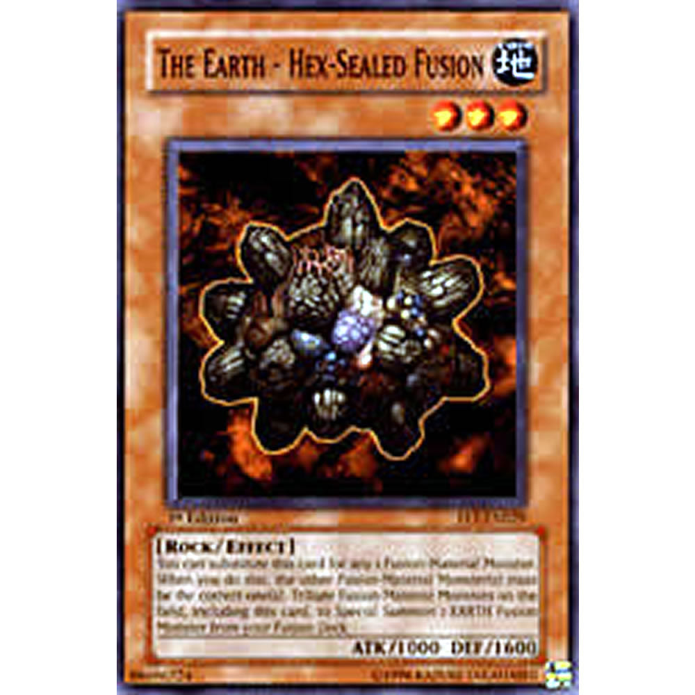 The Earth - Hex-Sealed Fusion DR3-EN149 Yu-Gi-Oh! Card from the Dark Revelation 3 Set