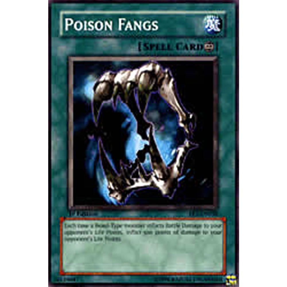 Poison Fangs DR3-EN158 Yu-Gi-Oh! Card from the Dark Revelation 3 Set