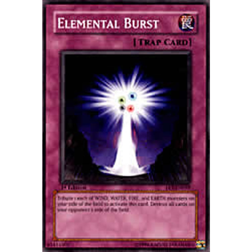 Elemental Burst DR3-EN179 Yu-Gi-Oh! Card from the Dark Revelation 3 Set