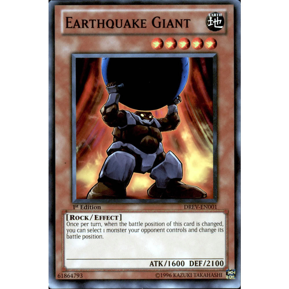 Earthequake Giant DREV-EN001 Yu-Gi-Oh! Card - Deckboosters Earthequake Giant DREV-EN001 Yu-Gi-Oh! Card - Deckboosters