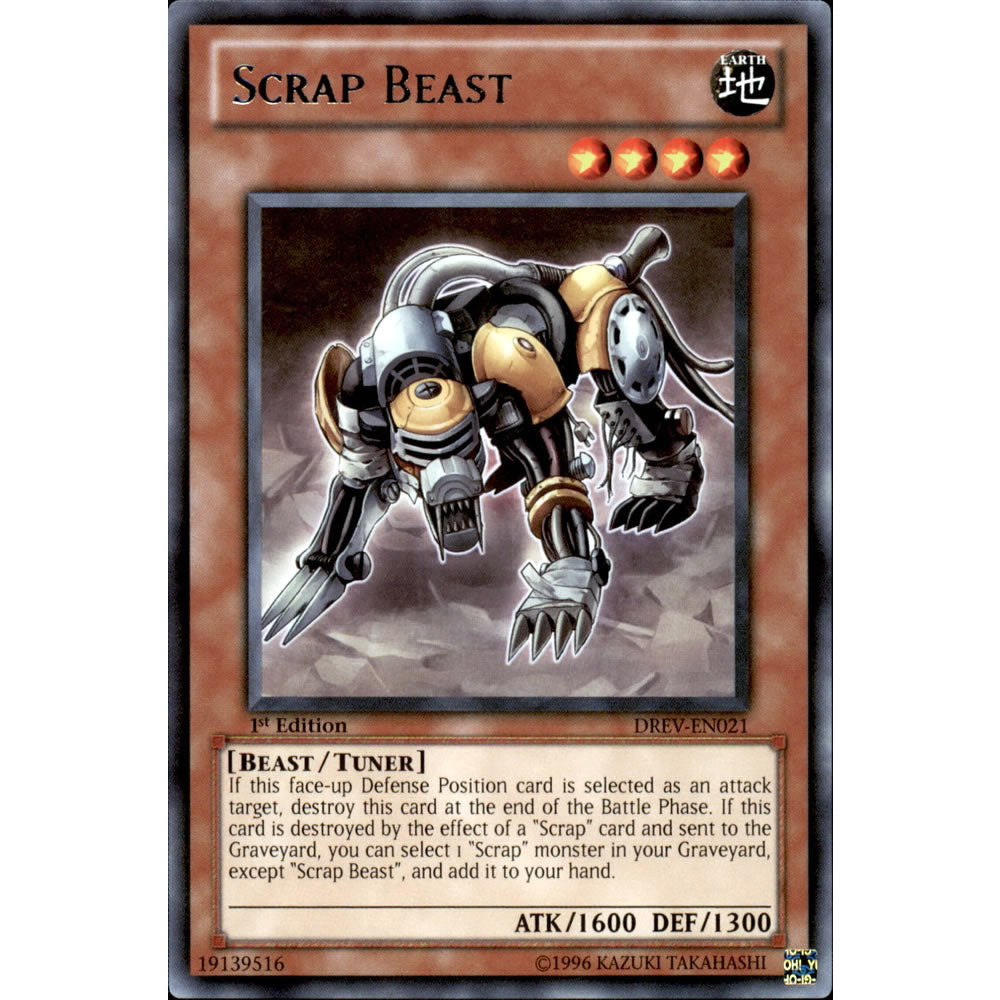 Scrap Beast DREV-EN021 Yu-Gi-Oh! Card - Deckboosters Scrap Beast DREV-EN021 Yu-Gi-Oh! Card - Deckboosters