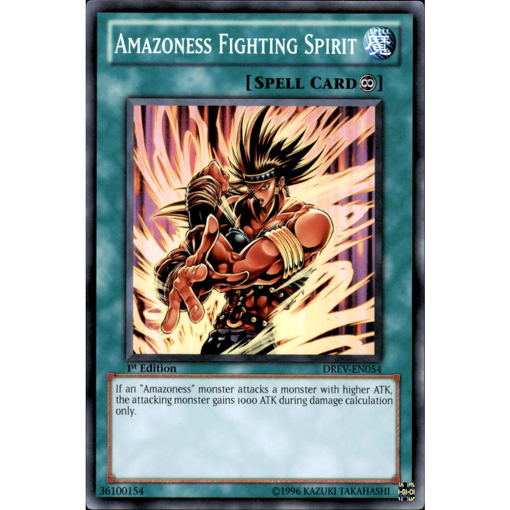 Amazoness Fighting Spirit DREV-EN054 Yu-Gi-Oh! Card from the Duelist Revolution Set