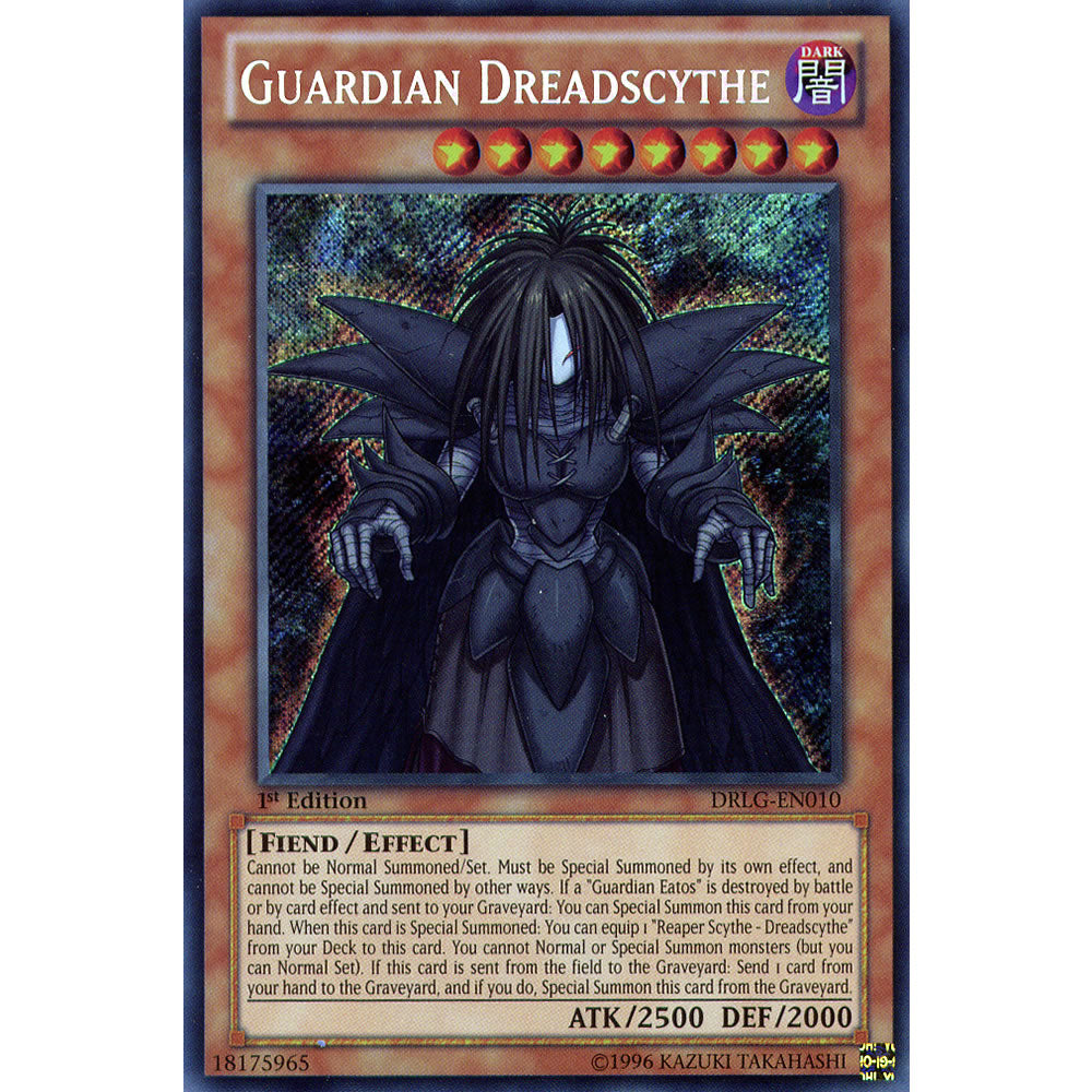 Guardian Dreadscythe DRLG-EN010 Yu-Gi-Oh! Card from the Dragons of Legend Set