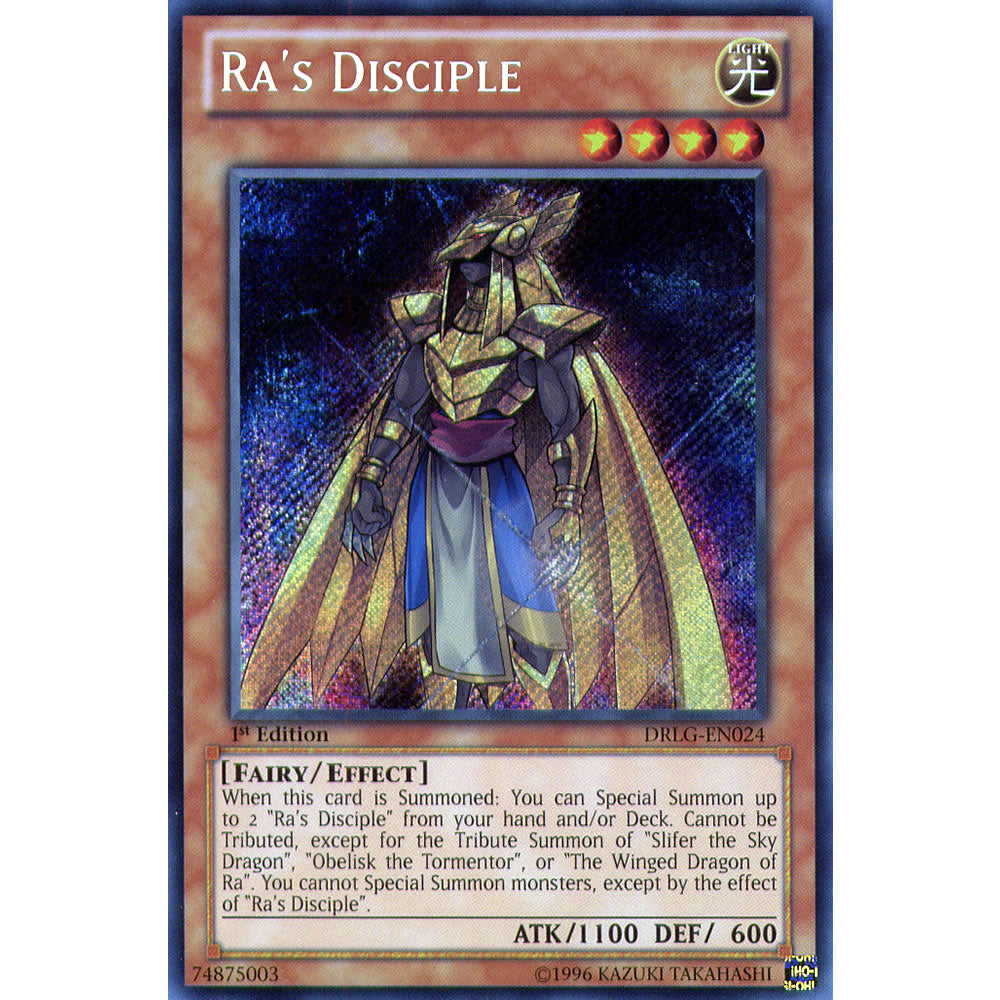 Ra's Disciple DRLG-EN024 Yu-Gi-Oh! Card from the Dragons of Legend Set