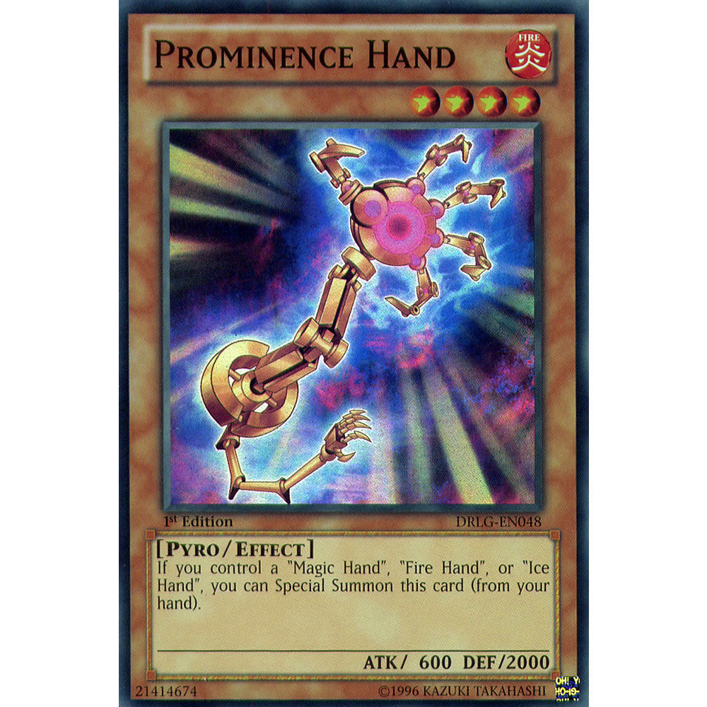 Prominence Hand DRLG-EN048 Yu-Gi-Oh! Card from the Dragons of Legend Set