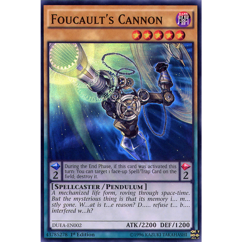 yugioh cannon spell card Foucault's Cannon DUEA-EN002 Yu-Gi-Oh! Card