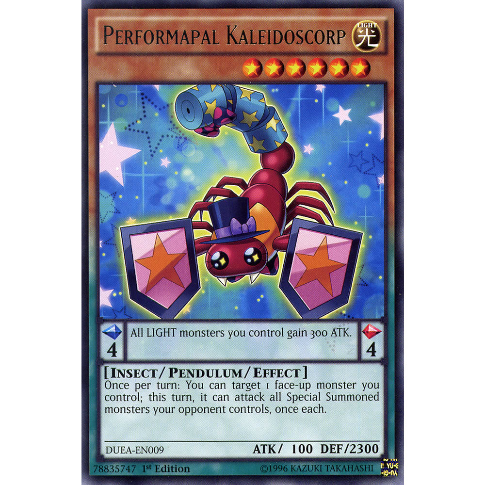 Performapal Kaleidoscorp DUEA-EN009 Yu-Gi-Oh! Card from the Duelist Alliance Set