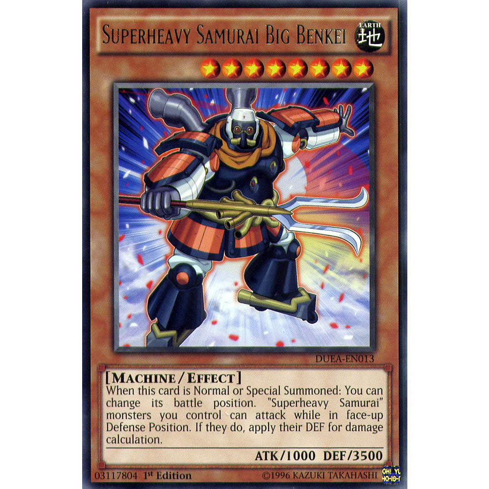 Superheavy Samurai Big Benkei DUEA-EN013 Yu-Gi-Oh! Card from the Duelist Alliance Set