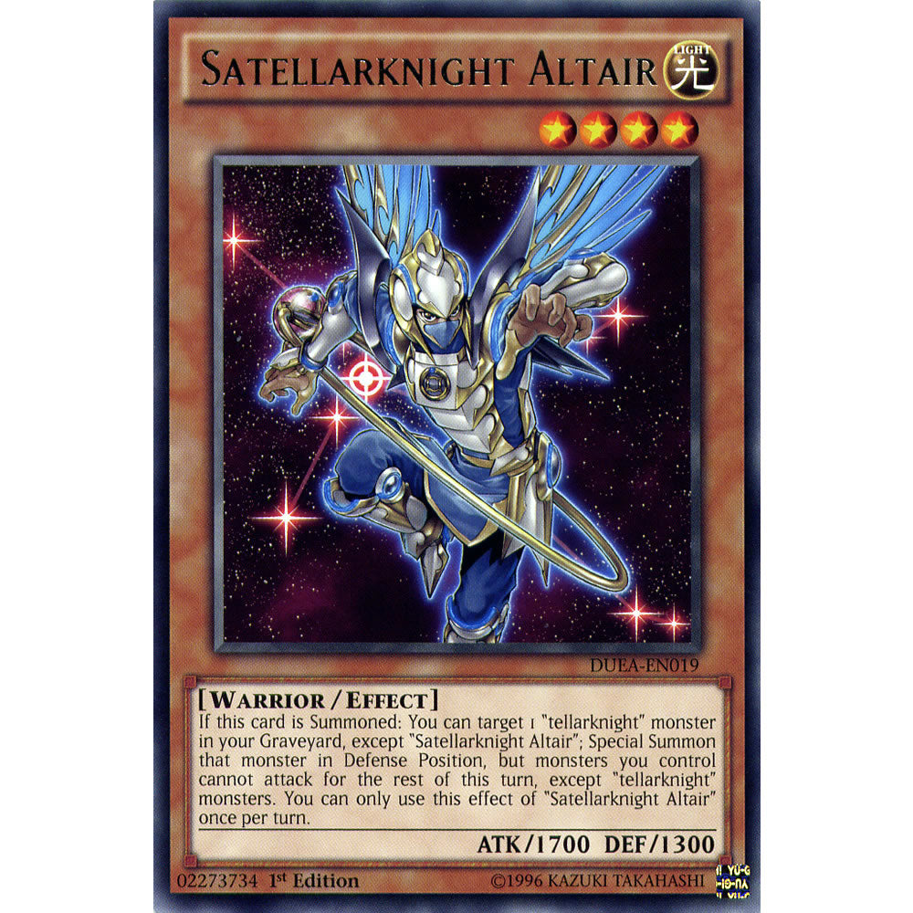 Satellarknight Altair DUEA-EN019 Yu-Gi-Oh! Card from the Duelist Alliance Set