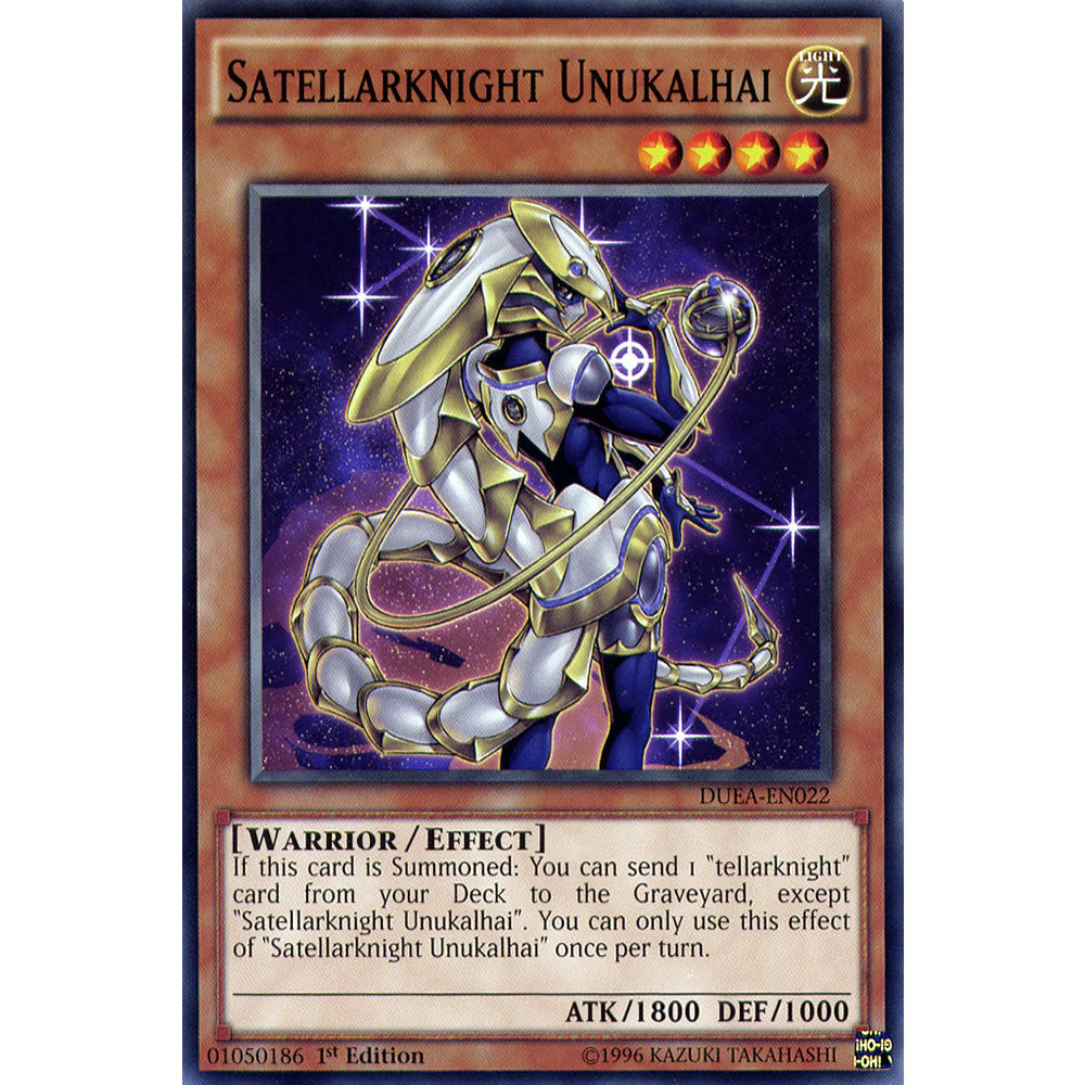Satellarknight Unukalhai DUEA-EN022 Yu-Gi-Oh! Card from the Duelist Alliance Set