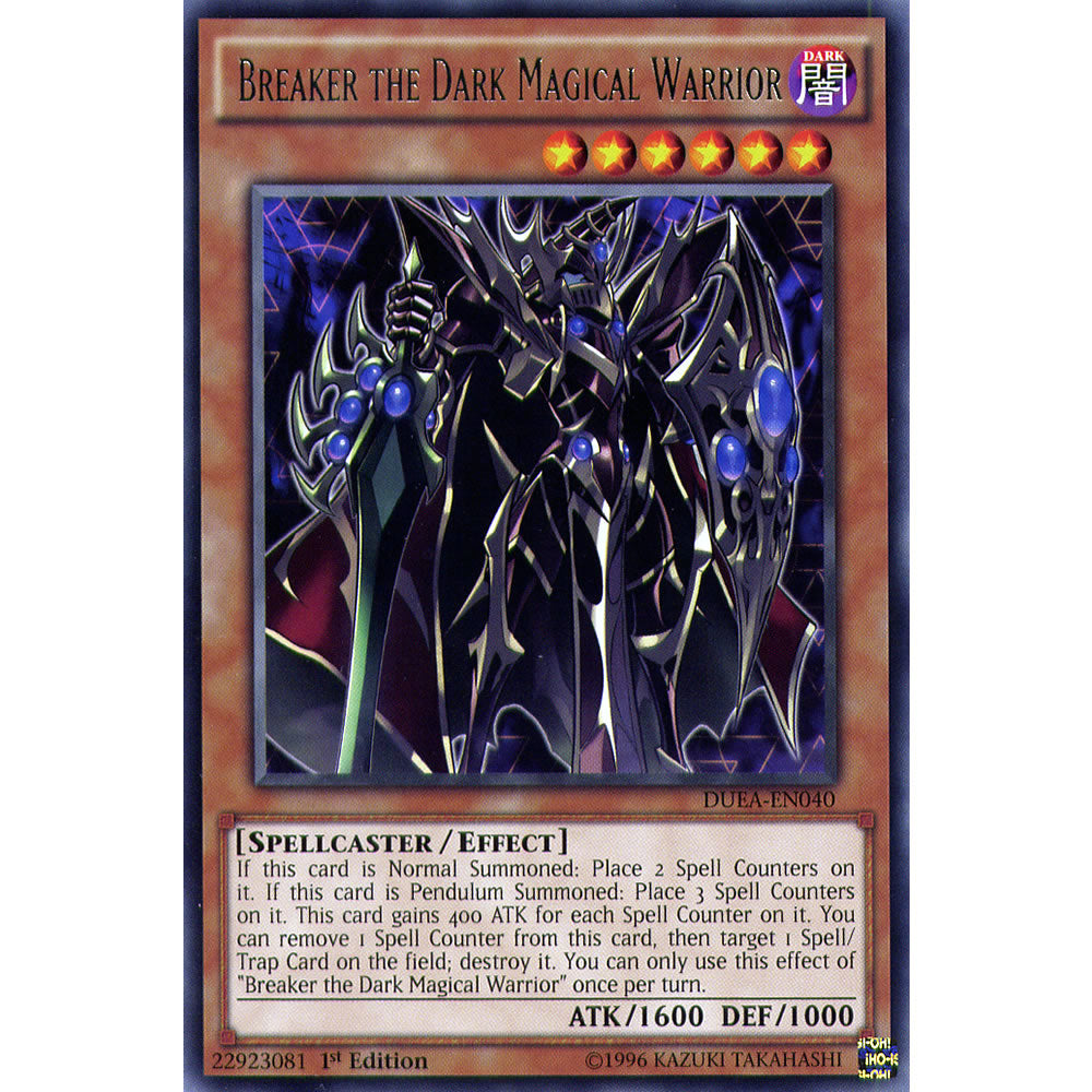 Breaker the Dark Magical Warrior DUEA-EN040 Yu-Gi-Oh! Card from the Duelist Alliance Set