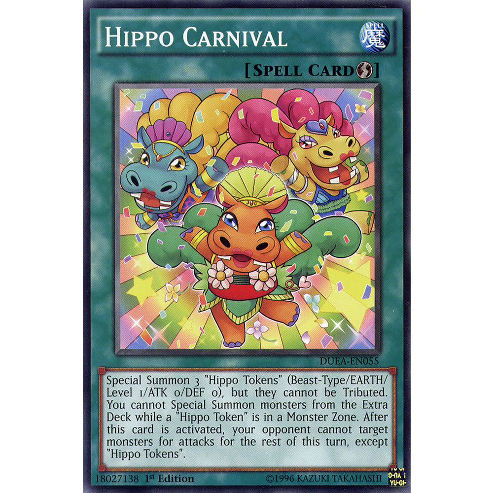 Hippo Carnival DUEA-EN055 Yu-Gi-Oh! Card from the Duelist Alliance Set