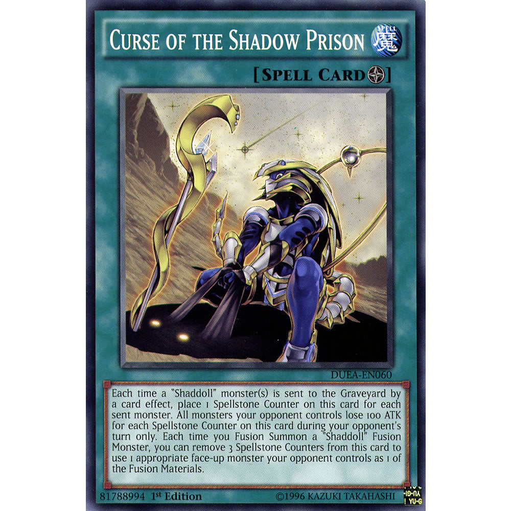 Curse of the Shadow Prison DUEA-EN060 Yu-Gi-Oh! Card from the Duelist Alliance Set