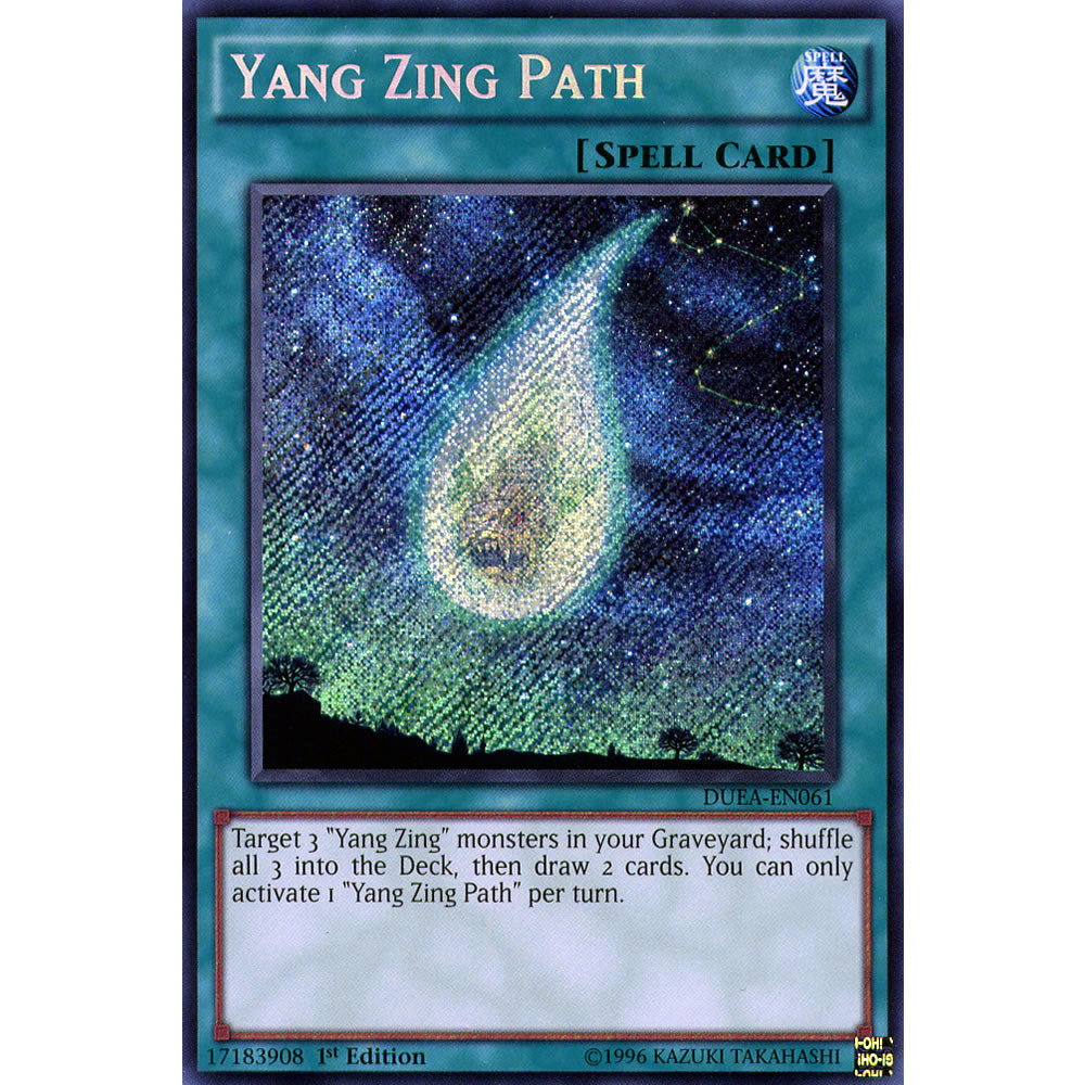 Yang Zing Path DUEA-EN061 Yu-Gi-Oh! Card from the Duelist Alliance Set