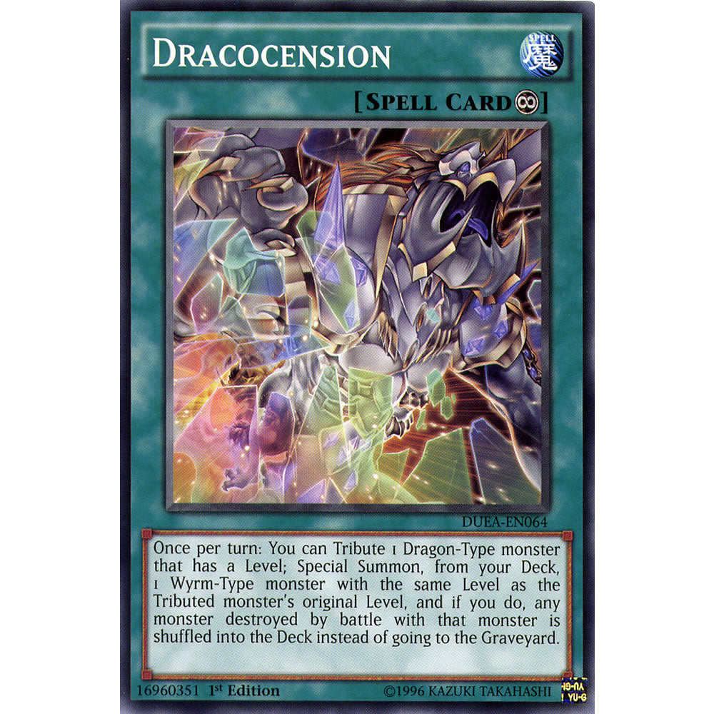 Dracocension DUEA-EN064 Yu-Gi-Oh! Card from the Duelist Alliance Set
