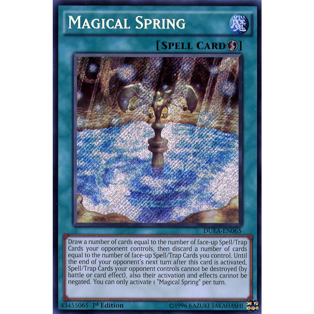 Magical Spring DUEA-EN065 Yu-Gi-Oh! Card from the Duelist Alliance Set