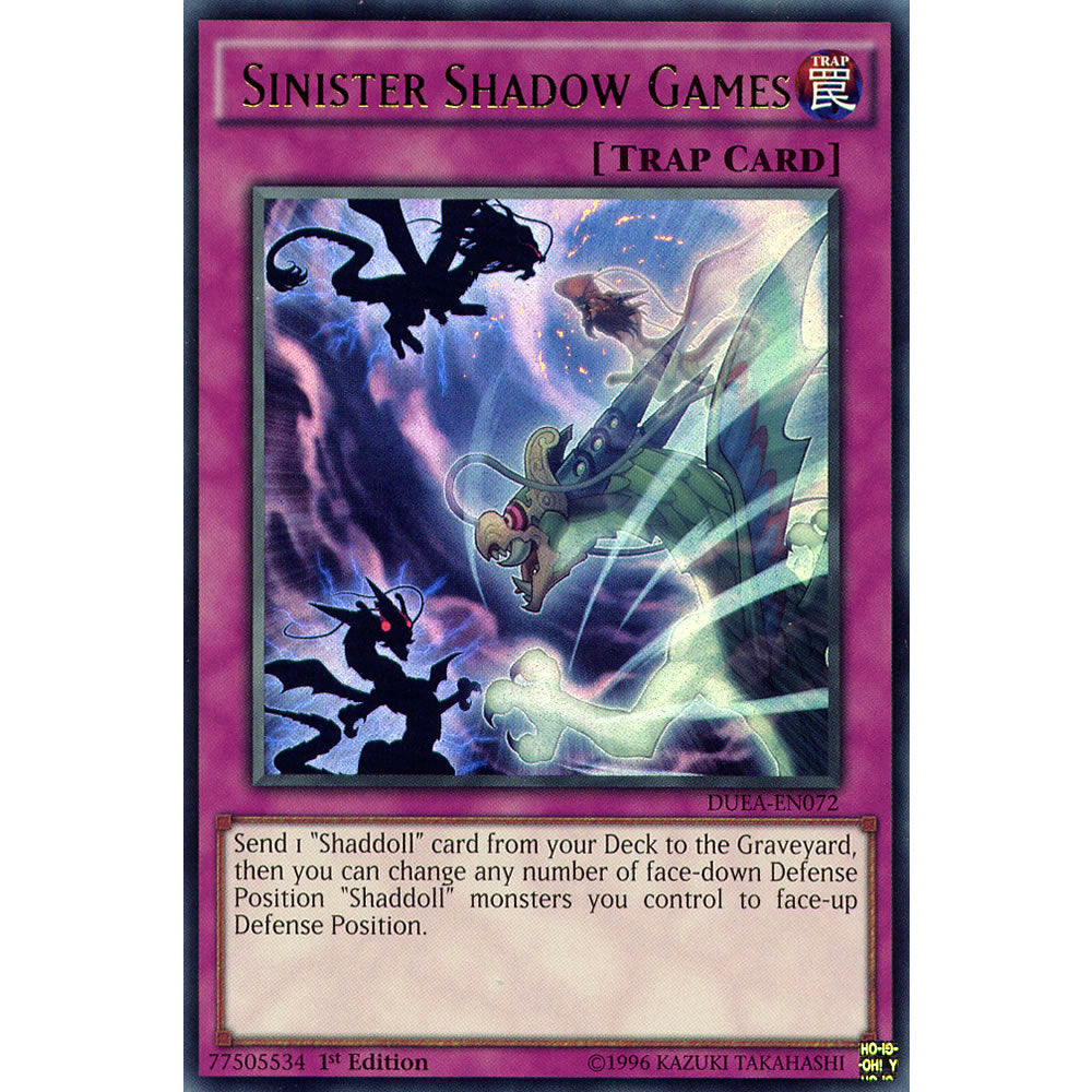 Sinister Shadow Games DUEA-EN072 Yu-Gi-Oh! Card from the Duelist Alliance Set