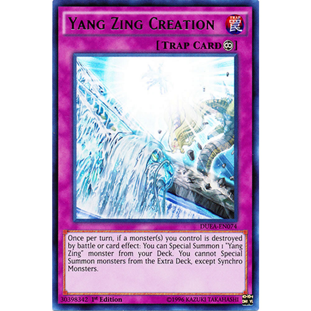 Yang Zing Creation DUEA-EN074 Yu-Gi-Oh! Card from the Duelist Alliance Set