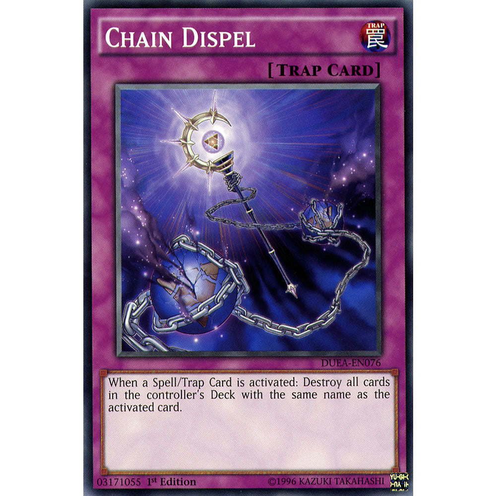 Chain Dispel DUEA-EN076 Yu-Gi-Oh! Card from the Duelist Alliance Set