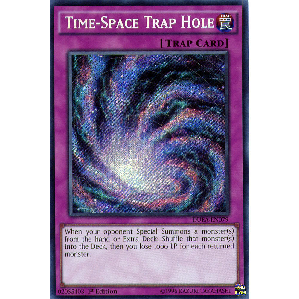 Time-Space Trap Hole DUEA-EN079 Yu-Gi-Oh! Card from the Duelist Alliance Set