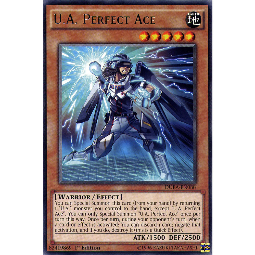 U.A. Perfect Ace DUEA-EN088 Yu-Gi-Oh! Card from the Duelist Alliance Set
