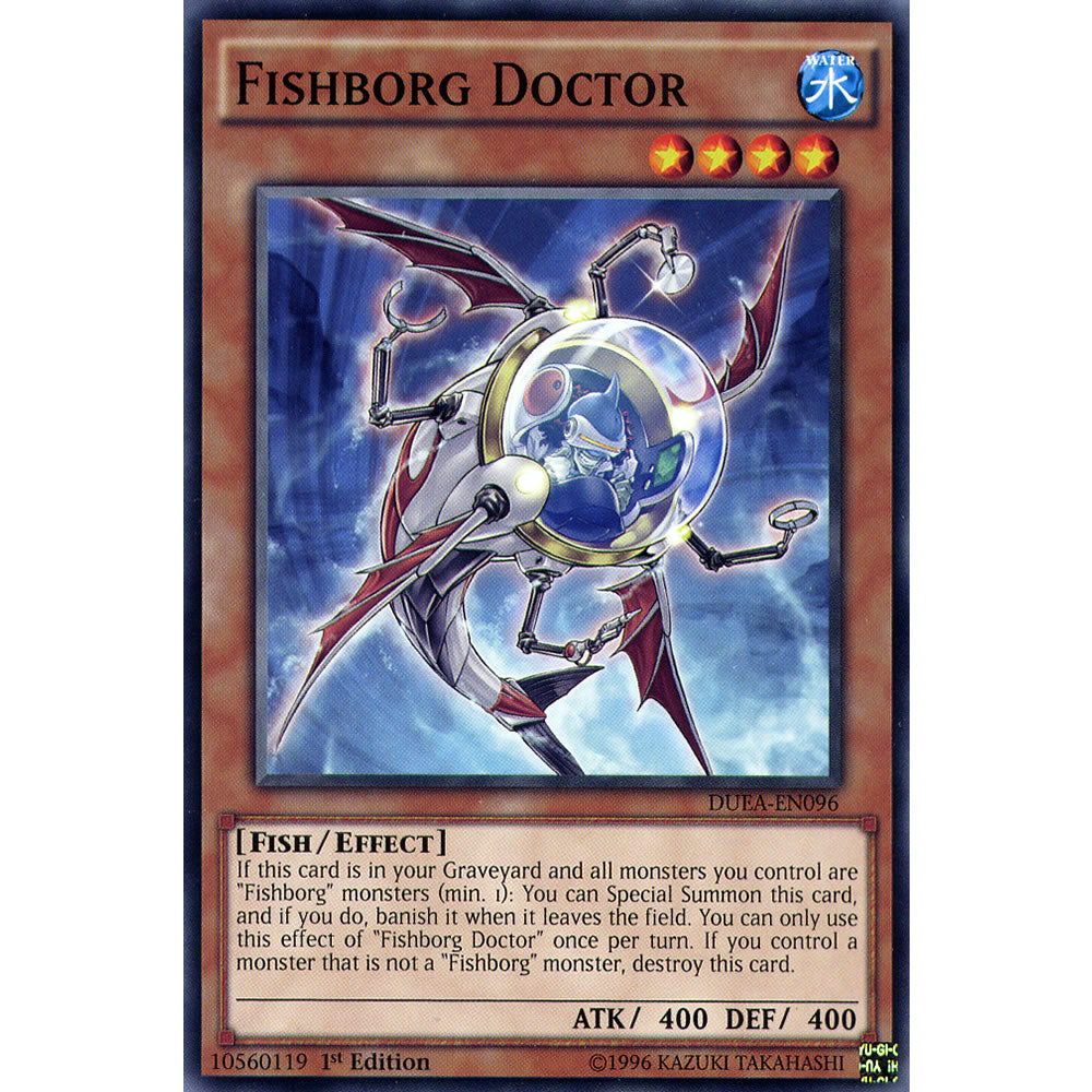 Fishborg Doctor DUEA-EN096 Yu-Gi-Oh! Card from the Duelist Alliance Set