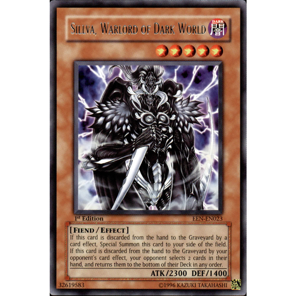 Sillva, Warlord of Dark World EEN-023 Yu-Gi-Oh! Card Sillva, Warlord of Dark World EEN-023 Yu-Gi-Oh! Card