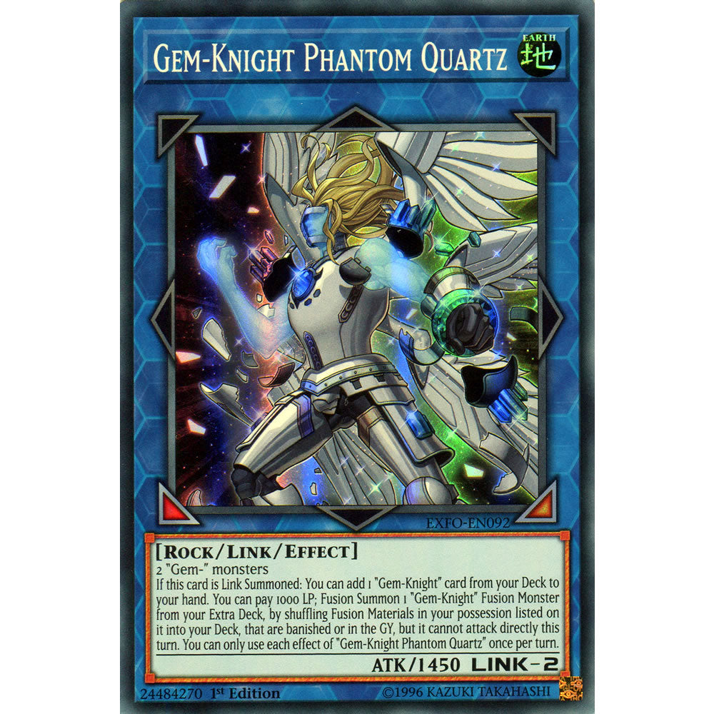Gem-Knight Phantom Quartz EXFO-EN092 Yu-Gi-Oh! Card from the Extreme Force Set
