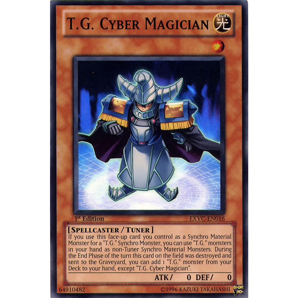 yugioh tg cards T.G. Cyber Magician EXVC-EN016 Yu-Gi-Oh! Card