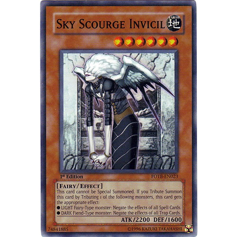 yugioh sky scourge deck Sky Scourge Invicil FOTB-EN023 Yu-Gi-Oh! Card