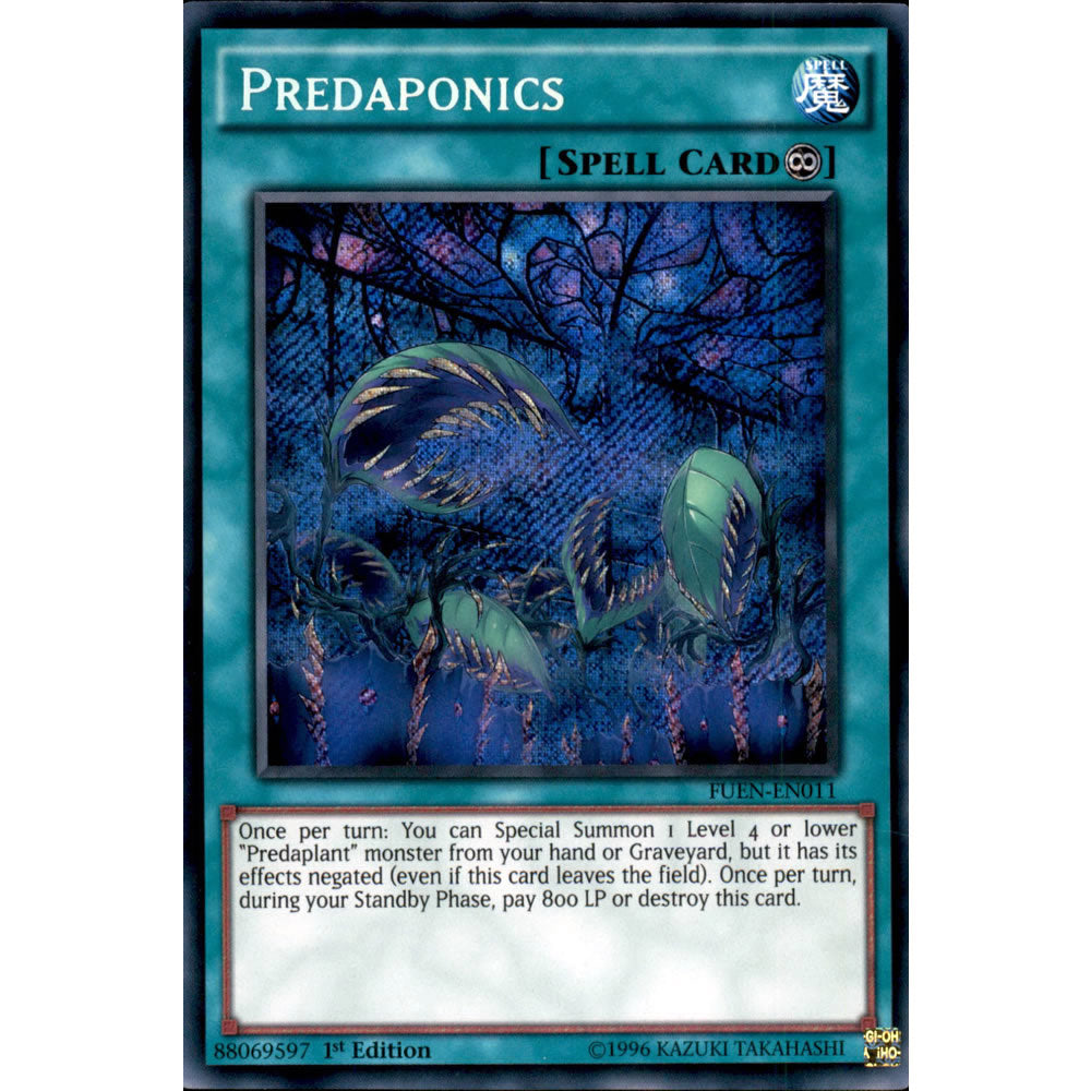 Predaponics FUEN-EN011 Yu-Gi-Oh! Card from the Fusion Enforcers Set