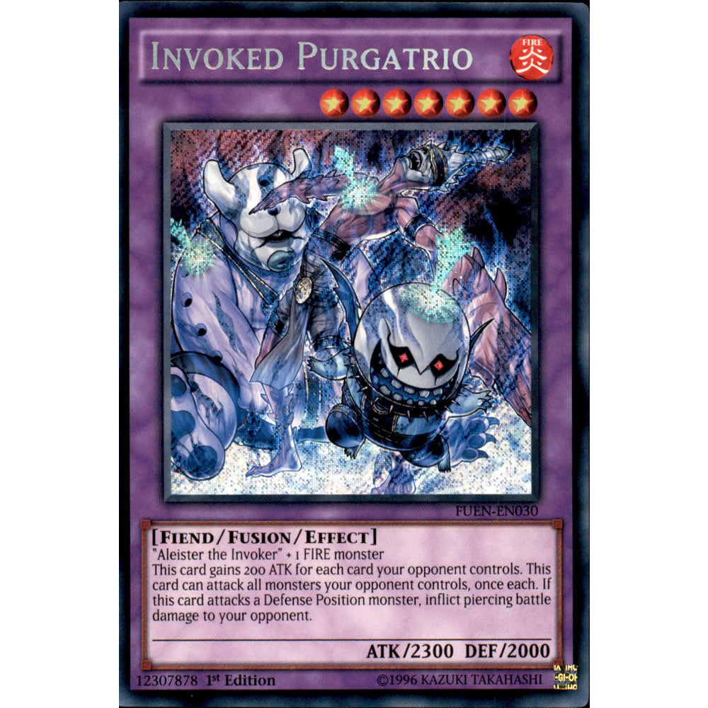 Invoked Purgatrio FUEN-EN030 Yu-Gi-Oh! Card from the Fusion Enforcers Set