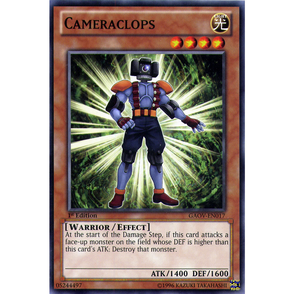 Cameraclops GAOV-EN017 Yu-Gi-Oh! Card from the Galactic Overlord Set