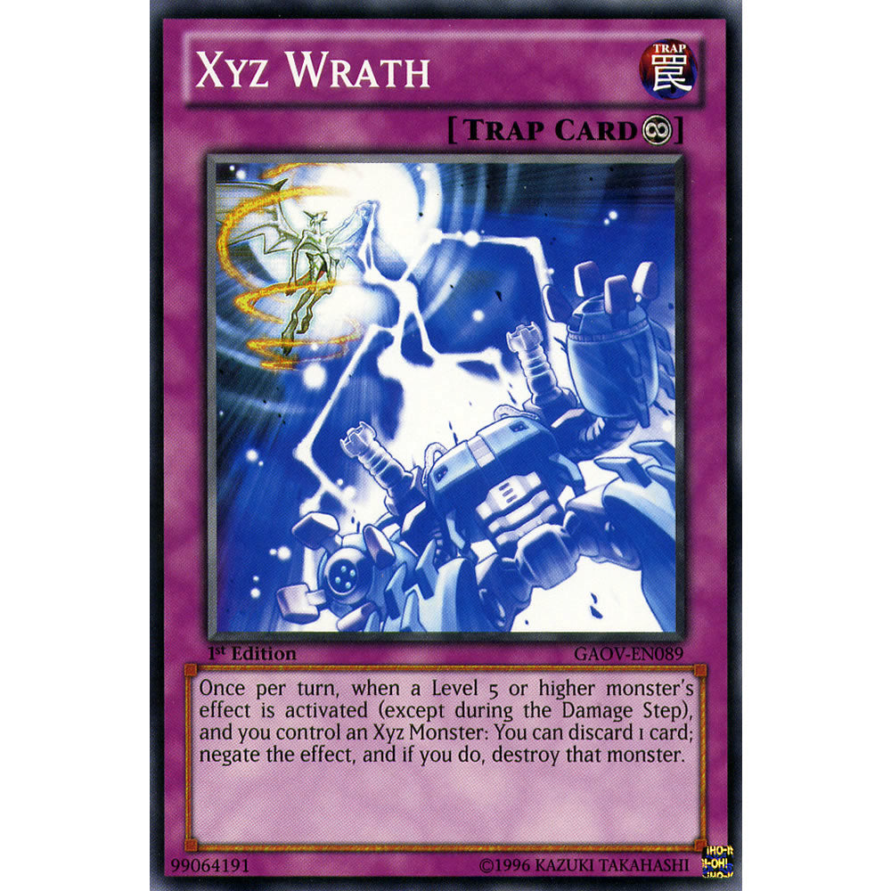 Xyz Wrath GAOV-EN089 Yu-Gi-Oh! Card from the Galactic Overlord Set