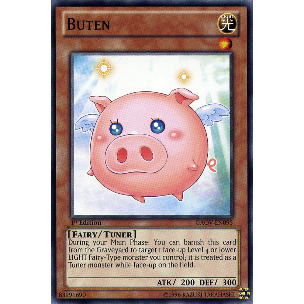 Buten GAOV-EN095 Yu-Gi-Oh! Card from the Galactic Overlord Set
