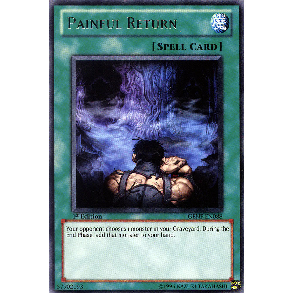 Painful Return GENF-EN088 Yu-Gi-Oh! Card - Deckboosters Painful Return GENF-EN088 Yu-Gi-Oh! Card - Deckboosters