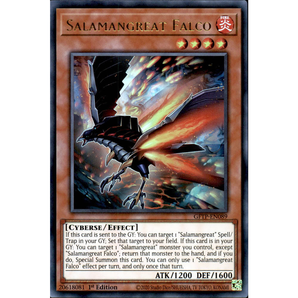 Salamangreat Falco GFTP-EN089 Yu-Gi-Oh! Card from the Ghosts from the Past Set