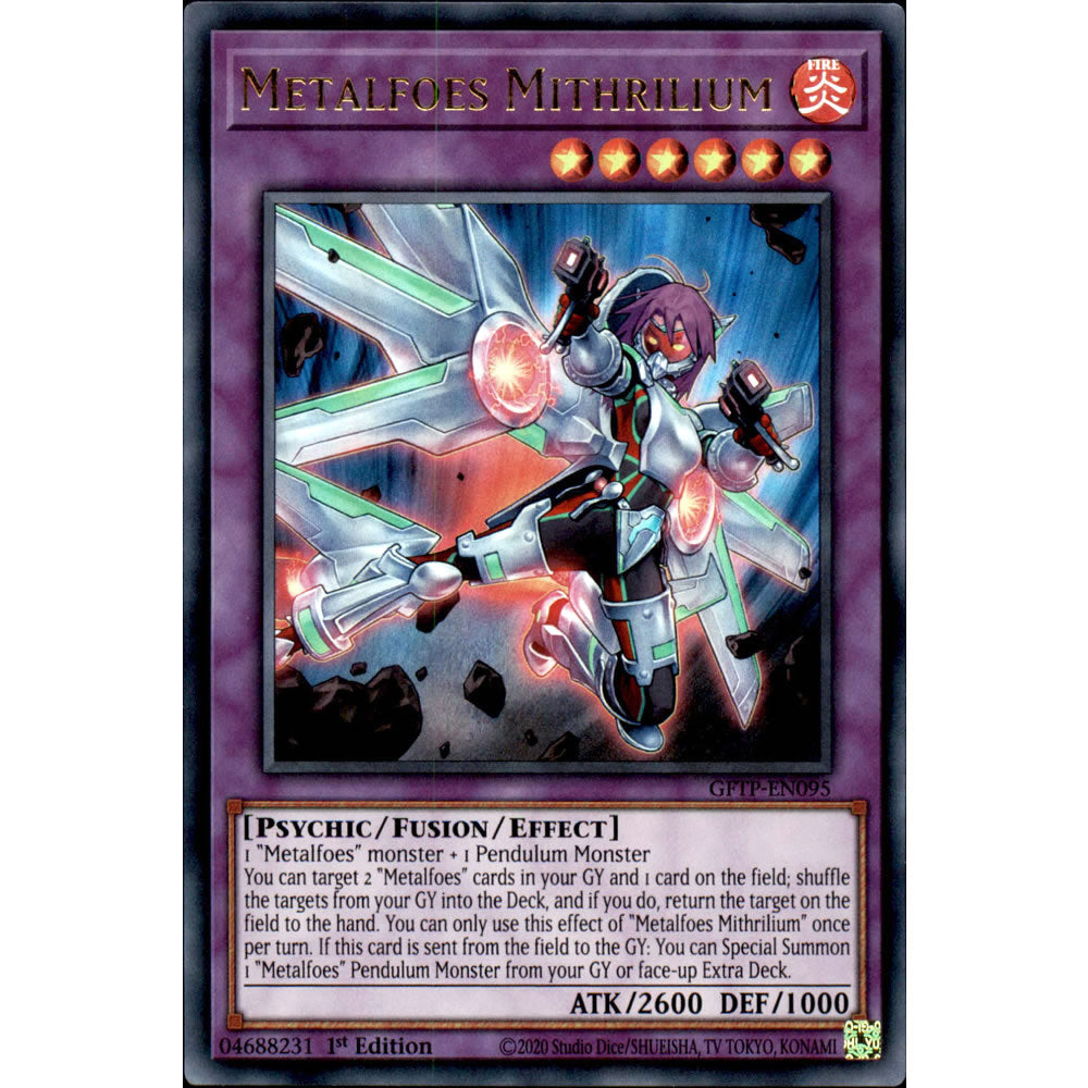 Metalfoes Mithrilium GFTP-EN095 Yu-Gi-Oh! Card from the Ghosts from the Past Set