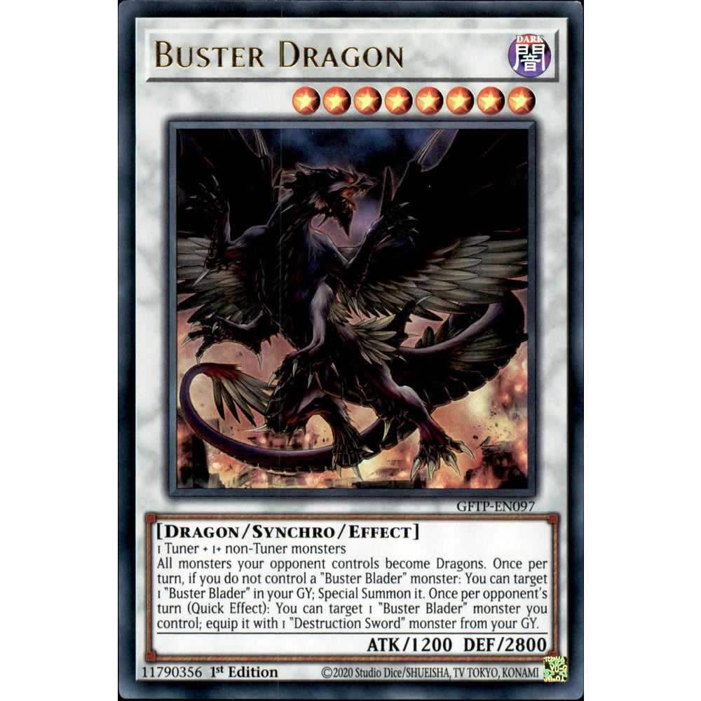 Buster Dragon GFTP-EN097 Yu-Gi-Oh! Card from the Ghosts from the Past Set